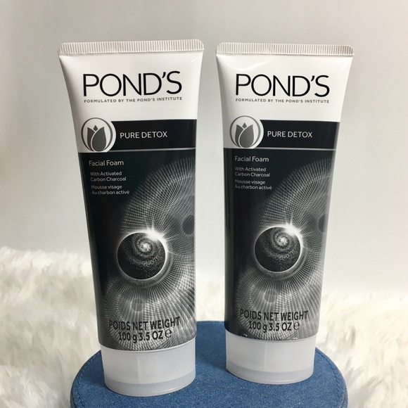 ponds active carbon face wash